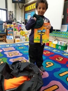 We shopped for a new book...like this Pete the Cat book!