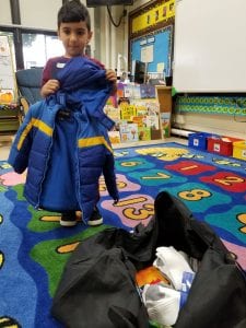 We really like our new winter coats!