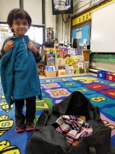 We shopped for warm shirts too!