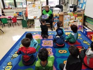 Mrs. McMahon entertained us with a funny Halloween story!