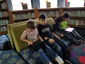 Our third grade partners were so helpful!