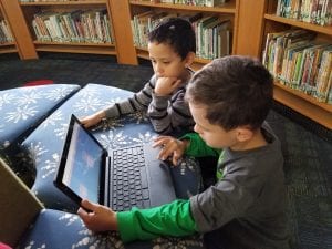 We are learning how to use the Chromebooks too!