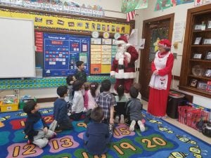 We enjoyed our time with Santa and Mrs. Claus!