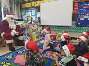 Santa read us a story!