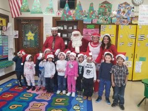 Here we are in our Santa hats!