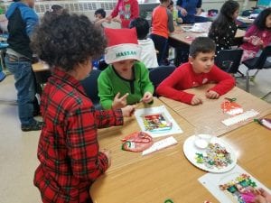 We had a fun party with our book buddies!