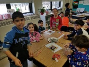 We had a fun party with our book buddies!