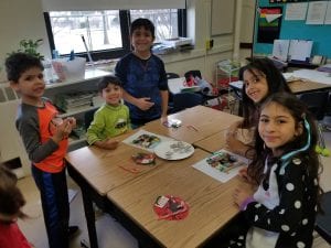 We had a fun party with our book buddies!