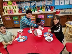 5th Grade friends joined us as helpers! Thank you, Ms. Gartha's class!