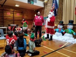 We ended the day in gym with a school-wide sing along! It was so festive! 