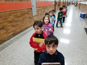 We are excited to read our library books during Read to Self!