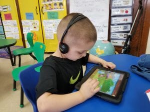 We are becoming better readers and writers as we practice building stamina during Listen to Reading!