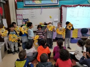 We presented facts lions to our book buddies!