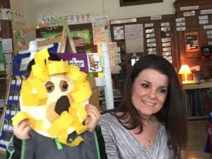 We took turns telling our facts about lions as we wore our lion masks!