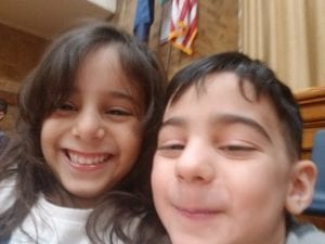Friends taking a selfie!