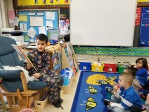 We had a guest reader from Mrs. Patterson's class! 