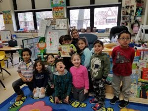 Mrs. Awada read us a book about how to trap a leprechaun!