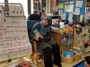 She read about visiting the doctor!