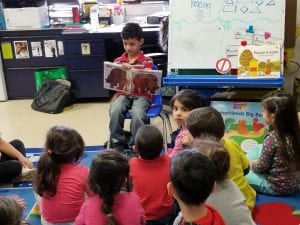 We are reading in Young 5s!