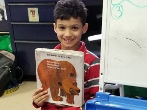 We are reading in Young 5s!