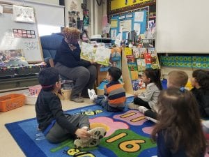 Our school Social Worker, Ms. Hassan read her favorite book to us!