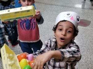 We were so excited to find our eggs!