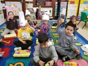 We identified the numbers on our eggs as we checked our cartons!