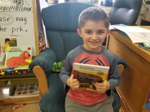 Our friend read us a story!!!