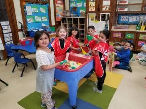 Our pre-school friends joined us for recess!