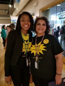 Ms. Stewart and other amazing art teachers in the district showcased their students' beautiful artwork at the Art Show!