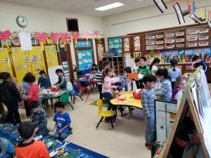 We worked with your book buddies to create awesome items from recycled materials!
