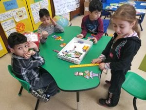We learned how to play a new math game about measurement!