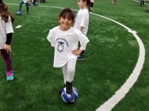 We had a great time playing feed the hippo with the soccer balls!
