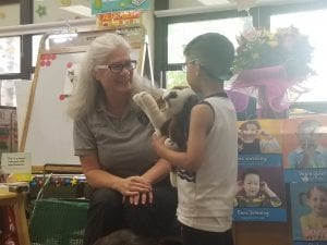 We learned how to approach dogs we do not know.