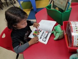 We read to our new furry friends!