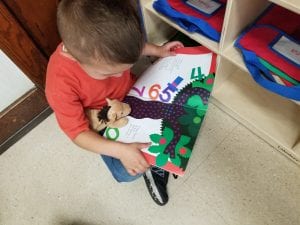 We read to our new furry friends!