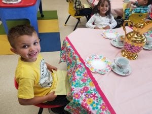 We practiced manners saying yes please, and thank you!