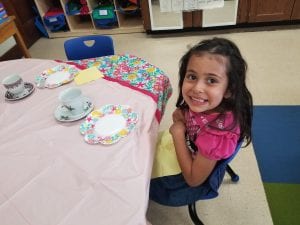 We waited patiently for all of our friends to be served!