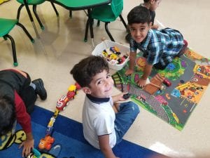 We enjoyed playing with our friends during choice time!
