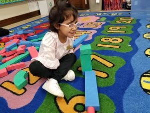 We are building with blocks!