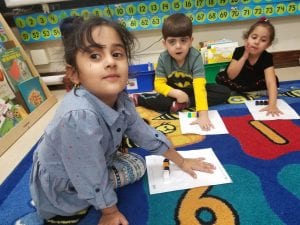 We practiced counting and representing numbers to 5!