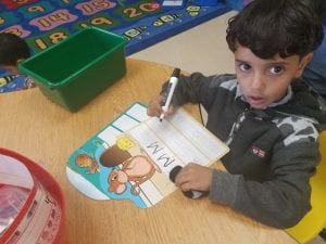 We practiced working independently during word work!