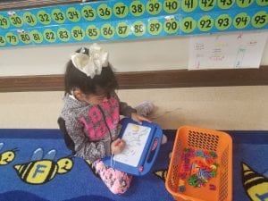 We practiced working independently during word work!
