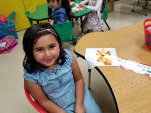 We peeled clementines for a special snack!