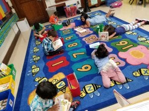 We can find a spot to Read to Self during Daily 5.