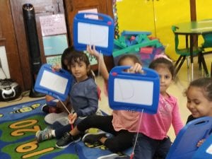 We have also been practicing writing and identifying the letter Dd!