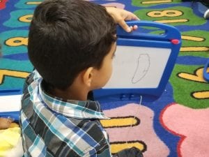 We have also been practicing writing and identifying the letter Dd!