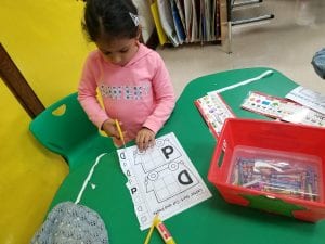 We have also been practicing writing and identifying the letter Dd!