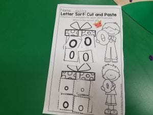 We sorted uppercase and lowercase Oos.