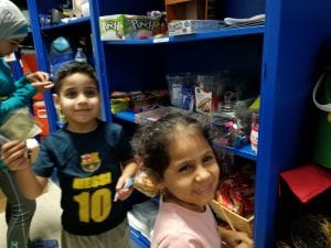 Here we are inside the school store!!!